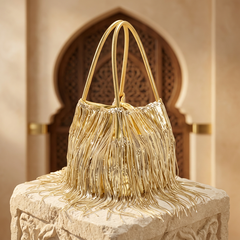 Sac Volant exposé dans un décor oriental raffiné