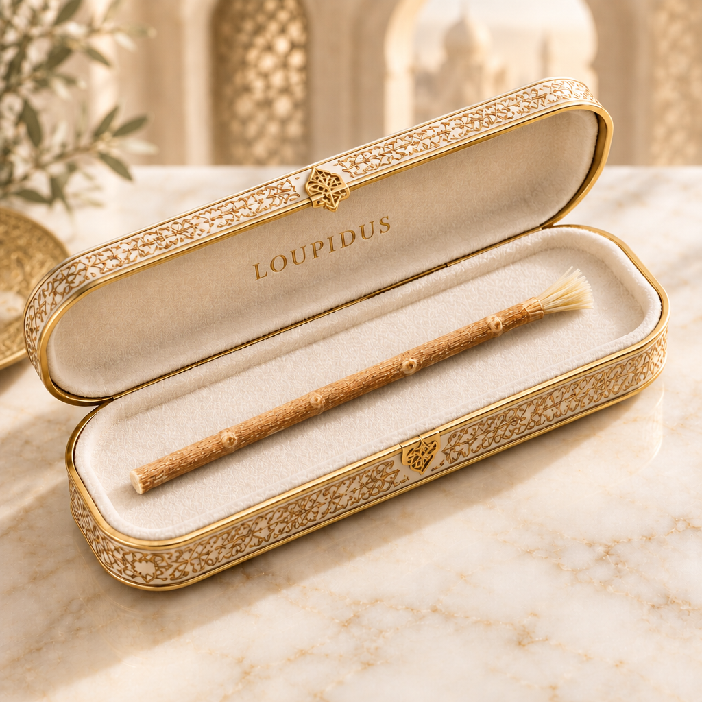 Siwak fin pour femme dans un écrin oriental LOUPIDUS
